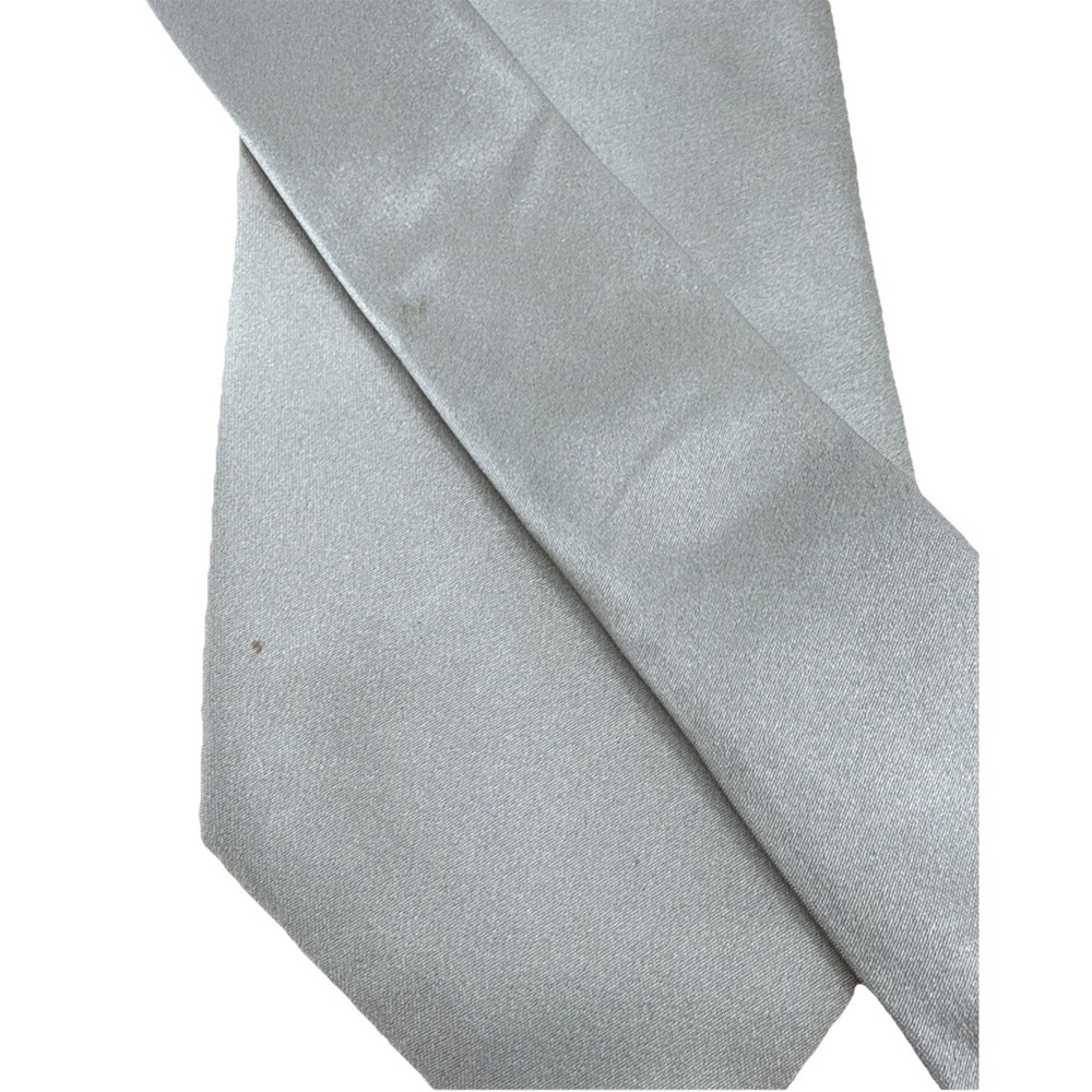 Ralph Lauren Purple Label Tie Cream 100% Silk England Handmade Sleek Smooth - Picture 3 of 7